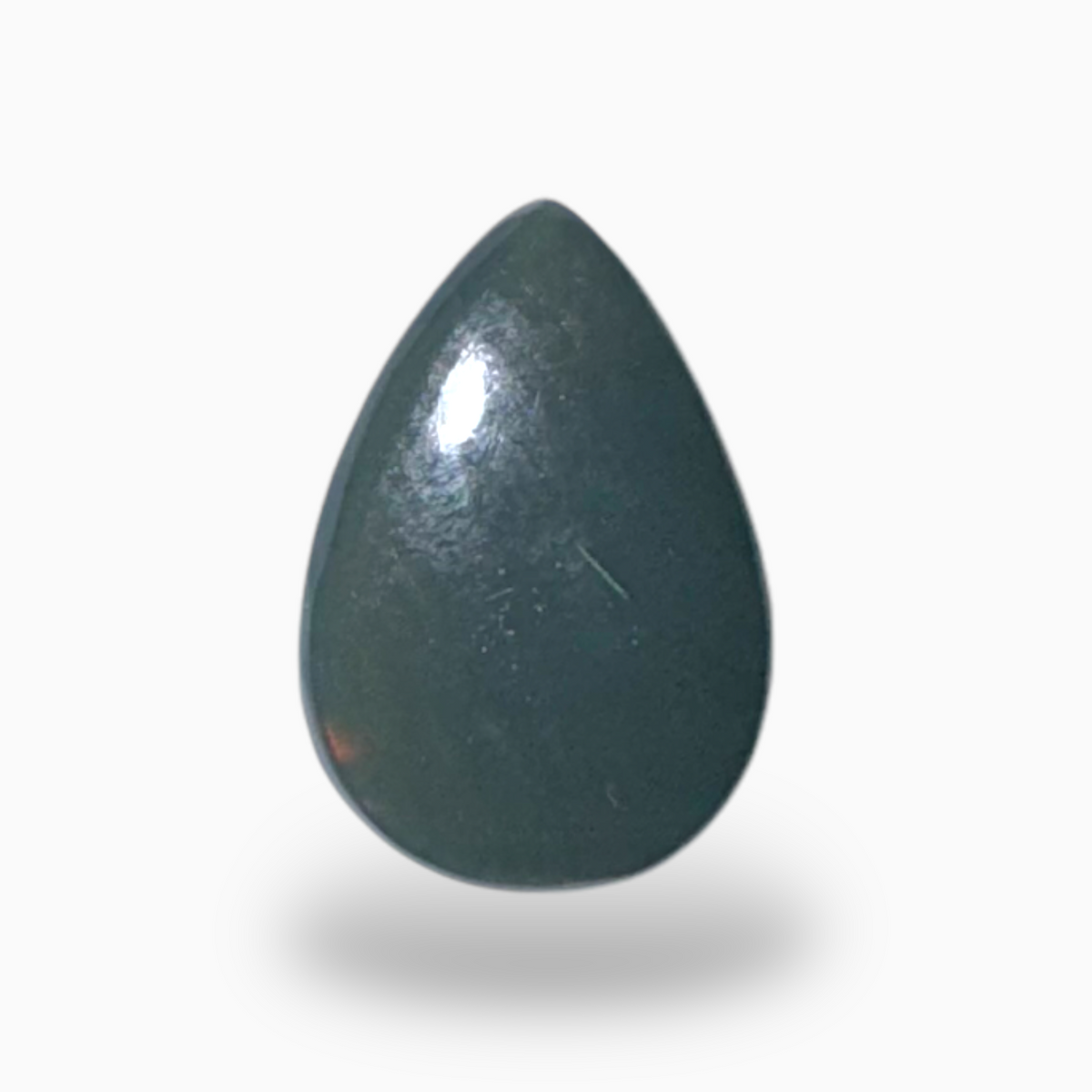 Natural Black Ethiopian Opal Stone 0.96 Carats Pear Cabochon Shape Size 9X6mm