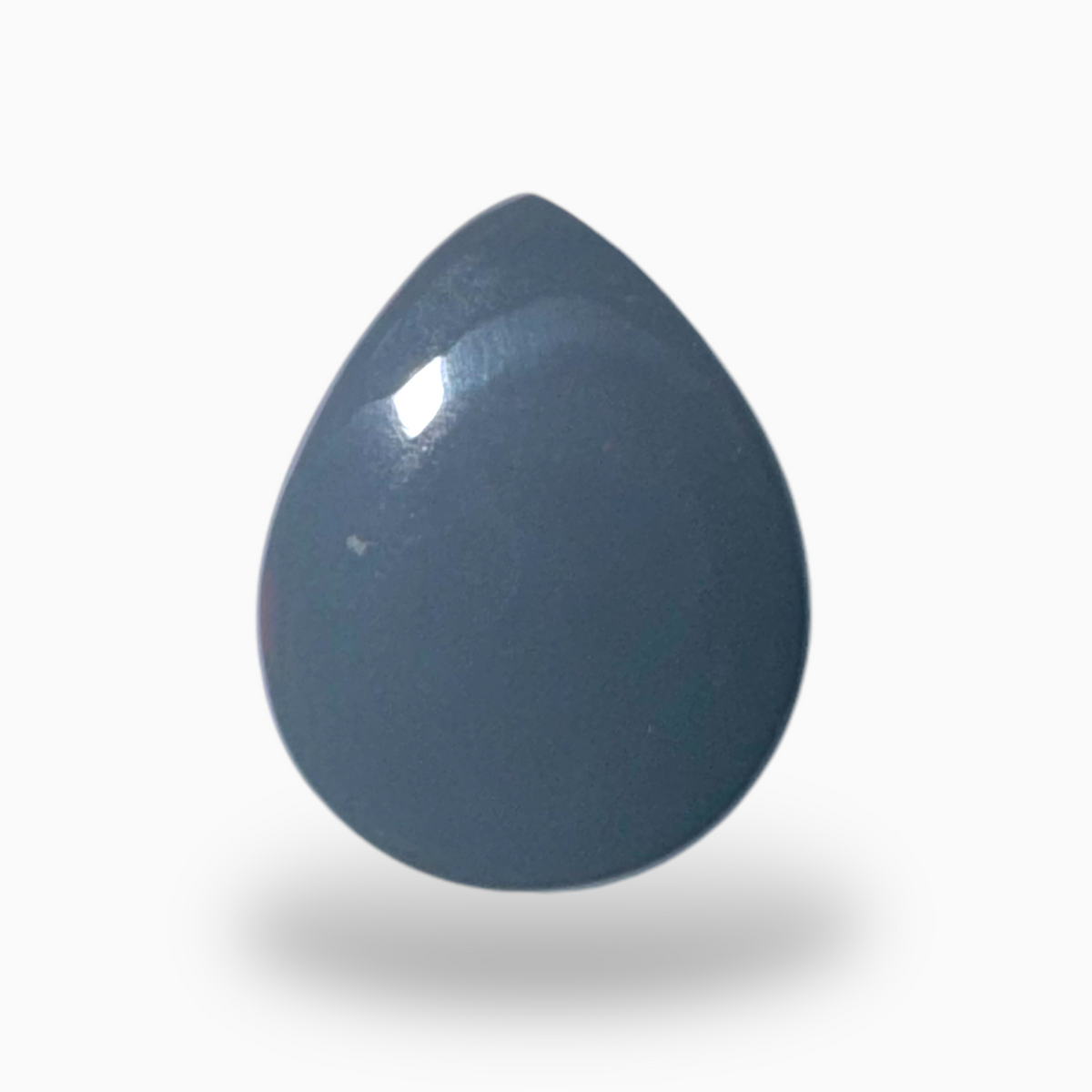 Natural Black Ethiopian Opal Stone 3.56 Carats Pear Cabochon Shape Size 13X10mm