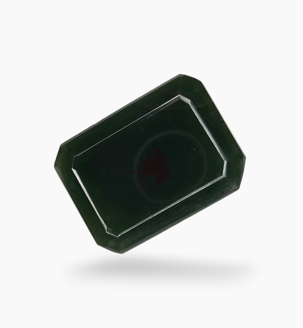 Natural Bloodstone 11.22 Carats Emerald Cut Shape Size 17.5X13mm