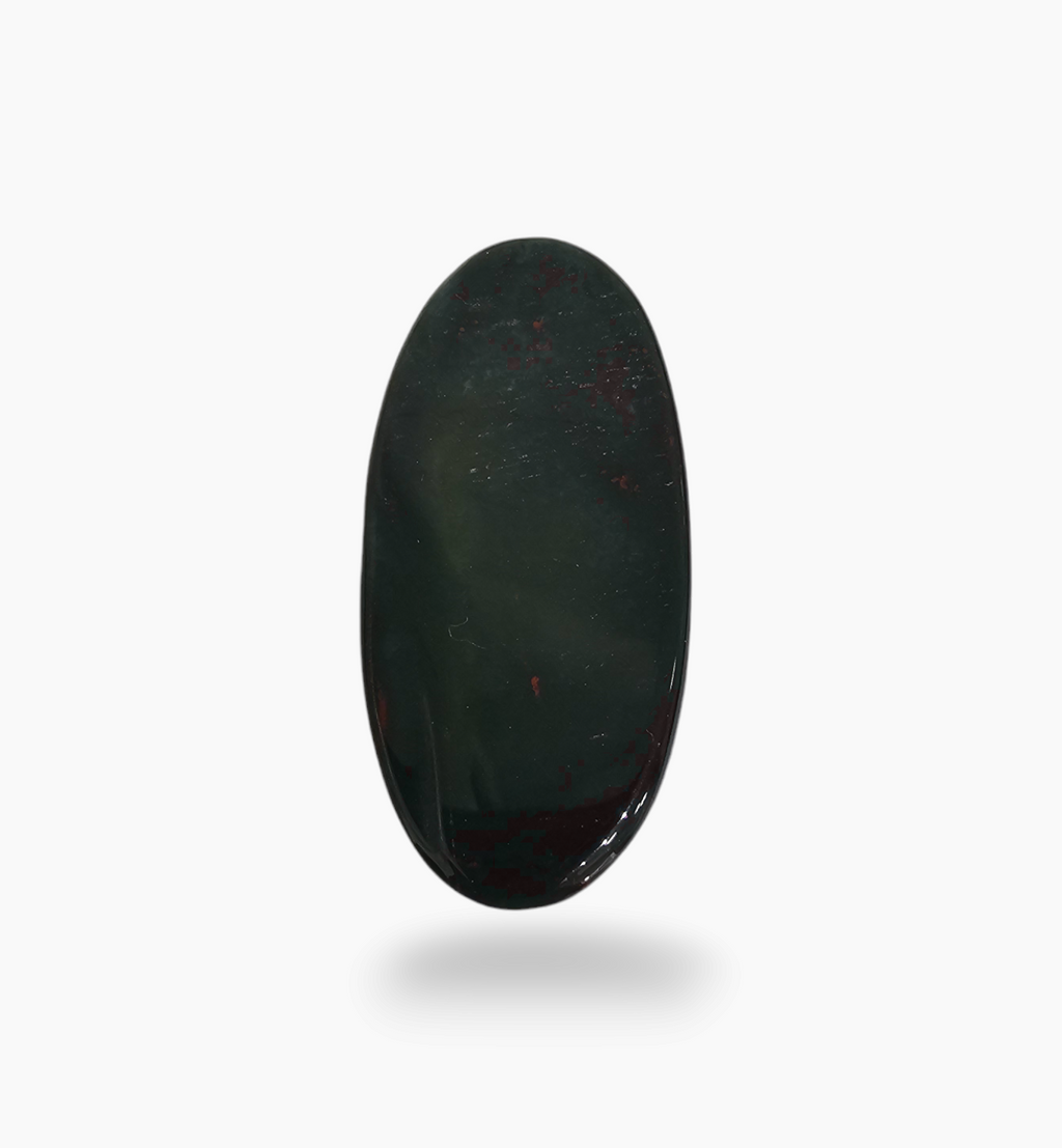 Natural Bloodstone 53.16 Carats Oval Cabochon Shape Size 45X20mm