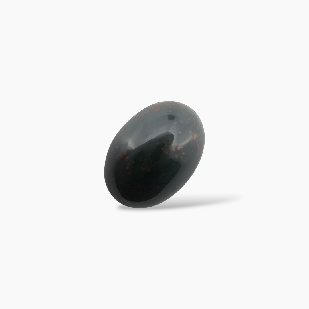 Bloodstone 4.39 Carats Oval Cabochon Shape raza gems.com