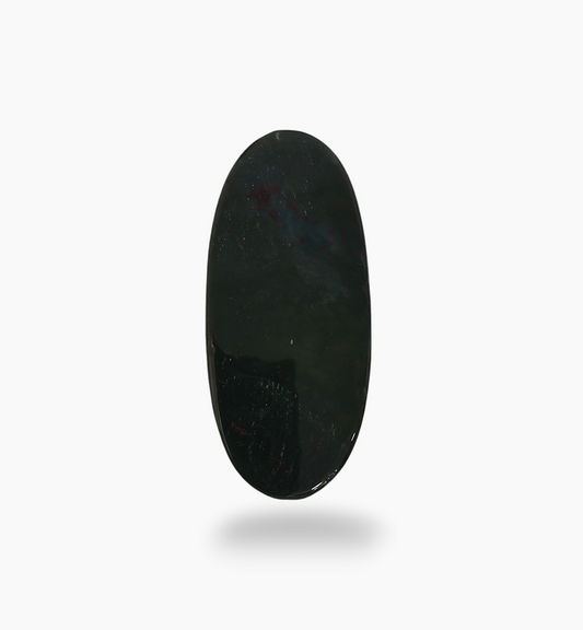 Natural Bloodstone 100.95 Carats Oval Cabochon Shape Size 60.3X30mm