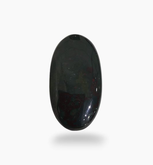 Natural Bloodstone 49.06 Carats Oval Cabochon Shape Size 40X20mm