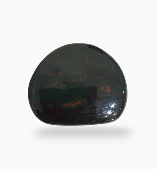 Natural Bloodstone 60.67 Carats Fancy Cabochon Shape Size 30.5X30mm