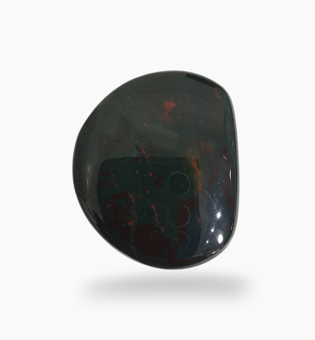 Natural Bloodstone 60.67 Carats Fancy Cabochon Shape Size 30.5X30mm
