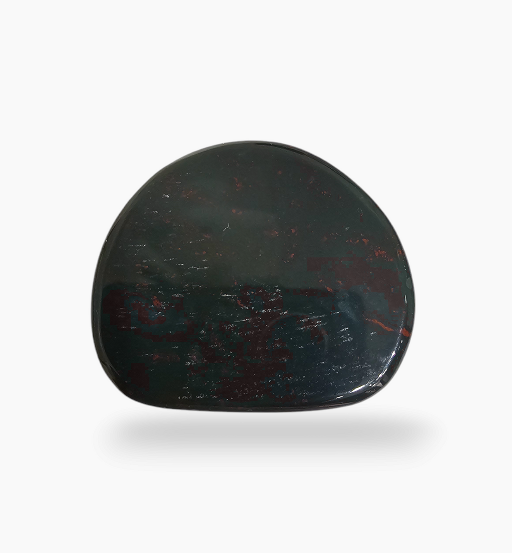 Natural Bloodstone 60.67 Carats Fancy Cabochon Shape Size 30.5X30mm