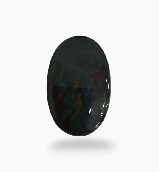 Natural Bloodstone 62.12 Carats Oval Cabochon Shape Size 40.5X30mm