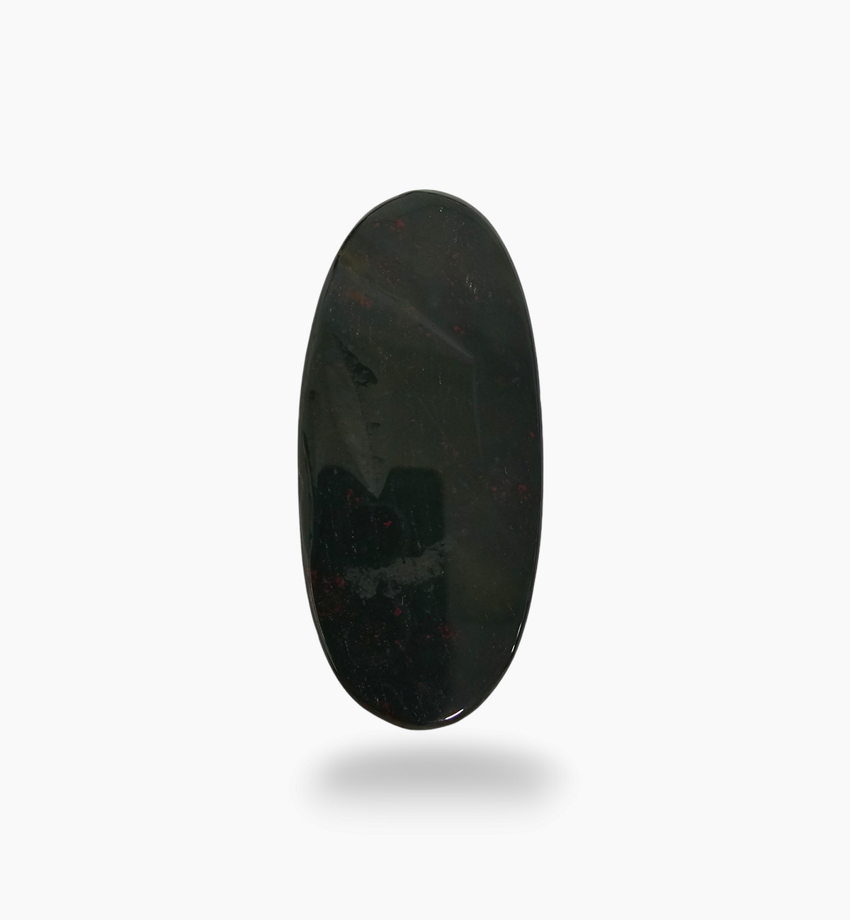 Natural Bloodstone 75.32 Carats Oval Cabochon Shape Size 40.7X20mm