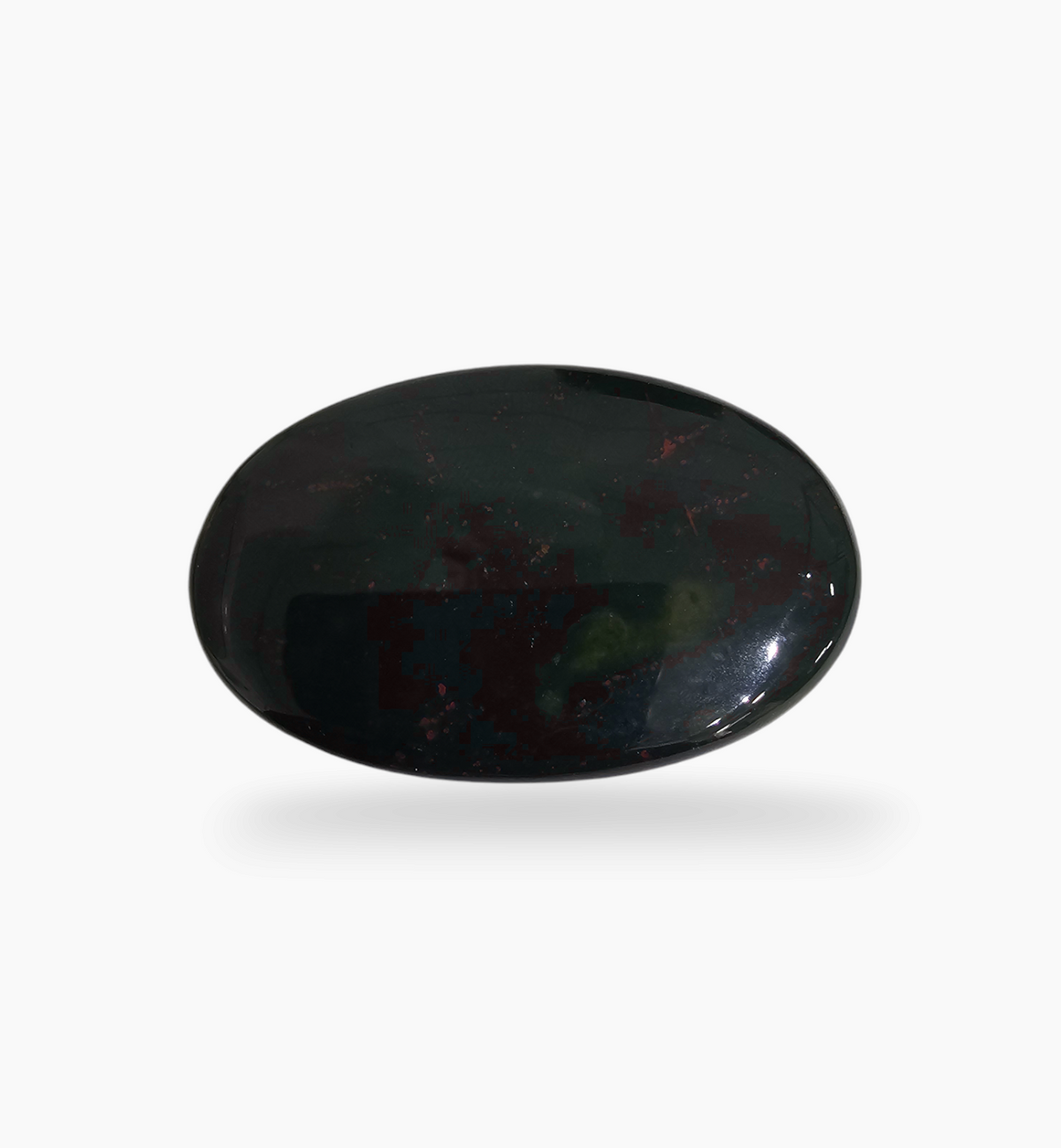 Natural Bloodstone 78.67 Carats Oval Cabochon Shape Size 50X30mm