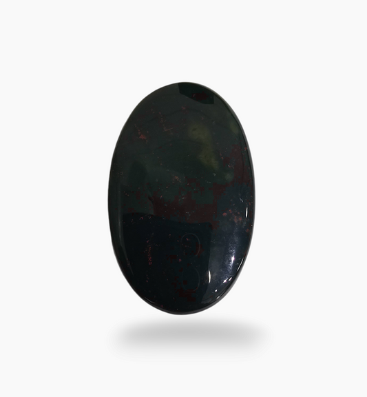 Natural Bloodstone 78.67 Carats Oval Cabochon Shape Size 50X30mm