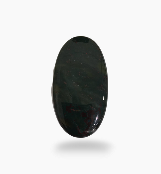 Natural Bloodstone 80.79 Carats Oval Cabochon Shape Size 50.4X30mm