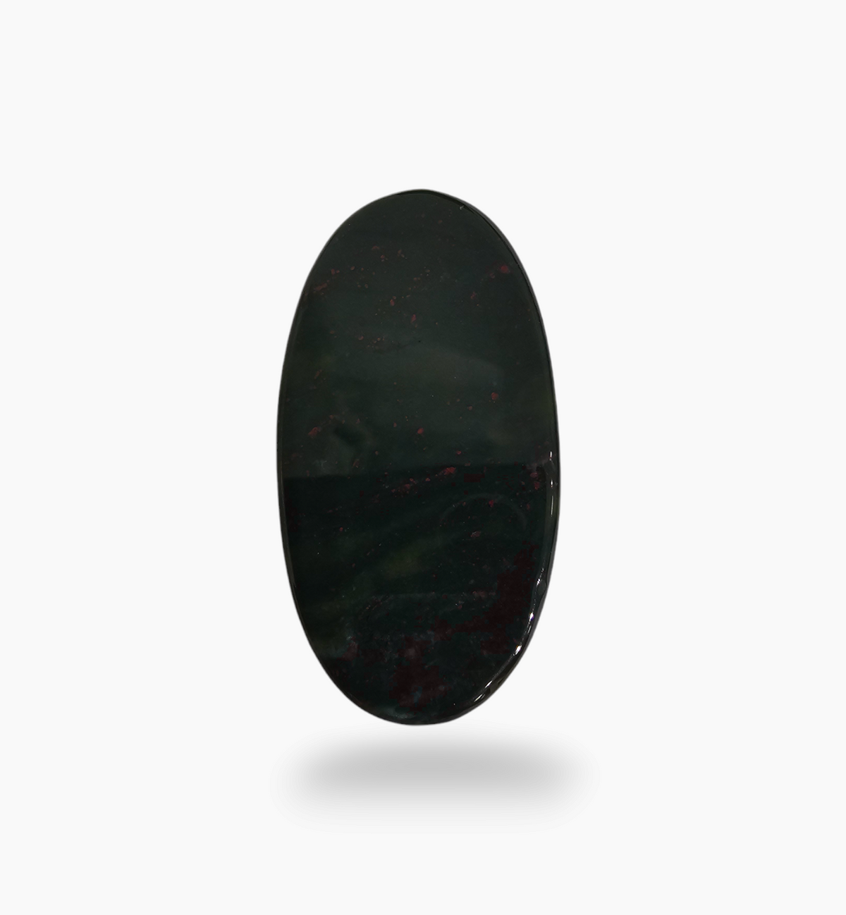 Natural Bloodstone 80.79 Carats Oval Cabochon Shape Size 50.4X30mm