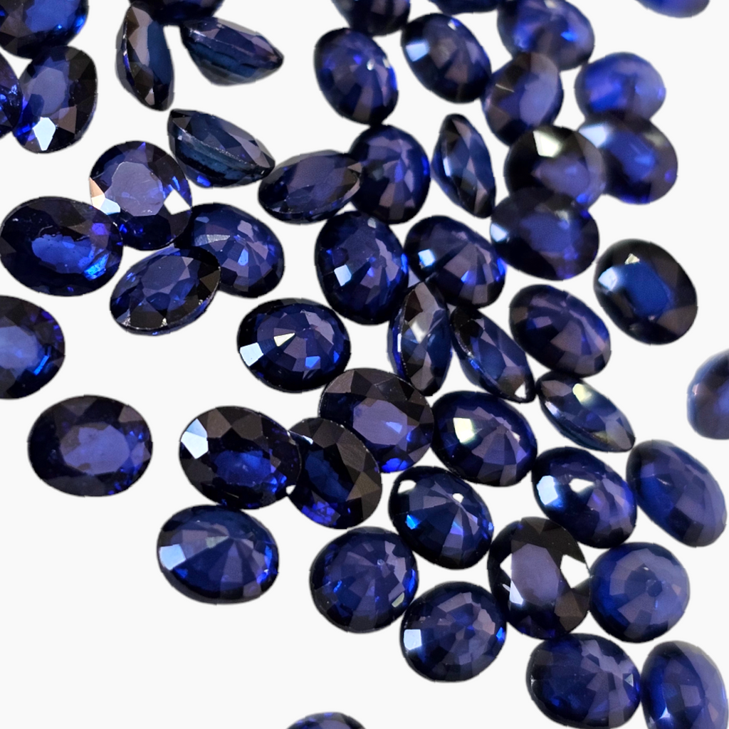 Blue Sapphire Oval Shape 5x4 mm Available to Buy in Lot