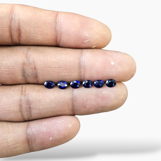 Blue Sapphire Oval Shape 5x4 mm Available to Buy in Lot