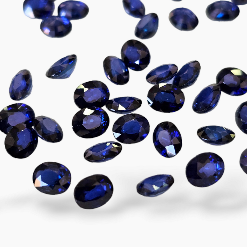 Blue Sapphire Oval Shape 5x4 mm Available to Buy in Lot