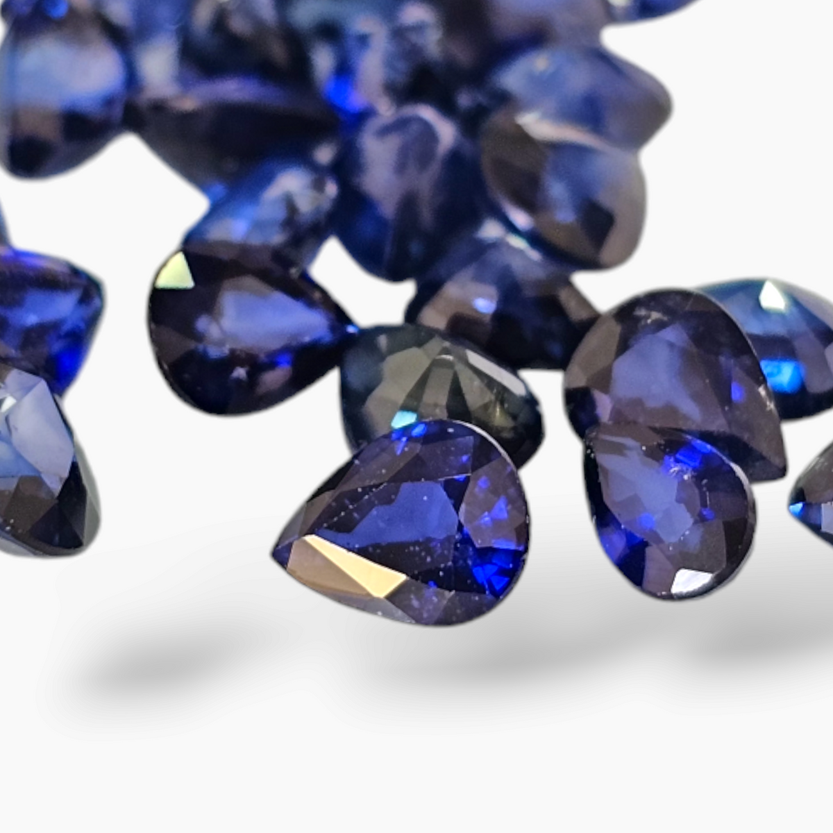 Blue Sapphire Pear Shape 5x4 mm from Africa for Sale