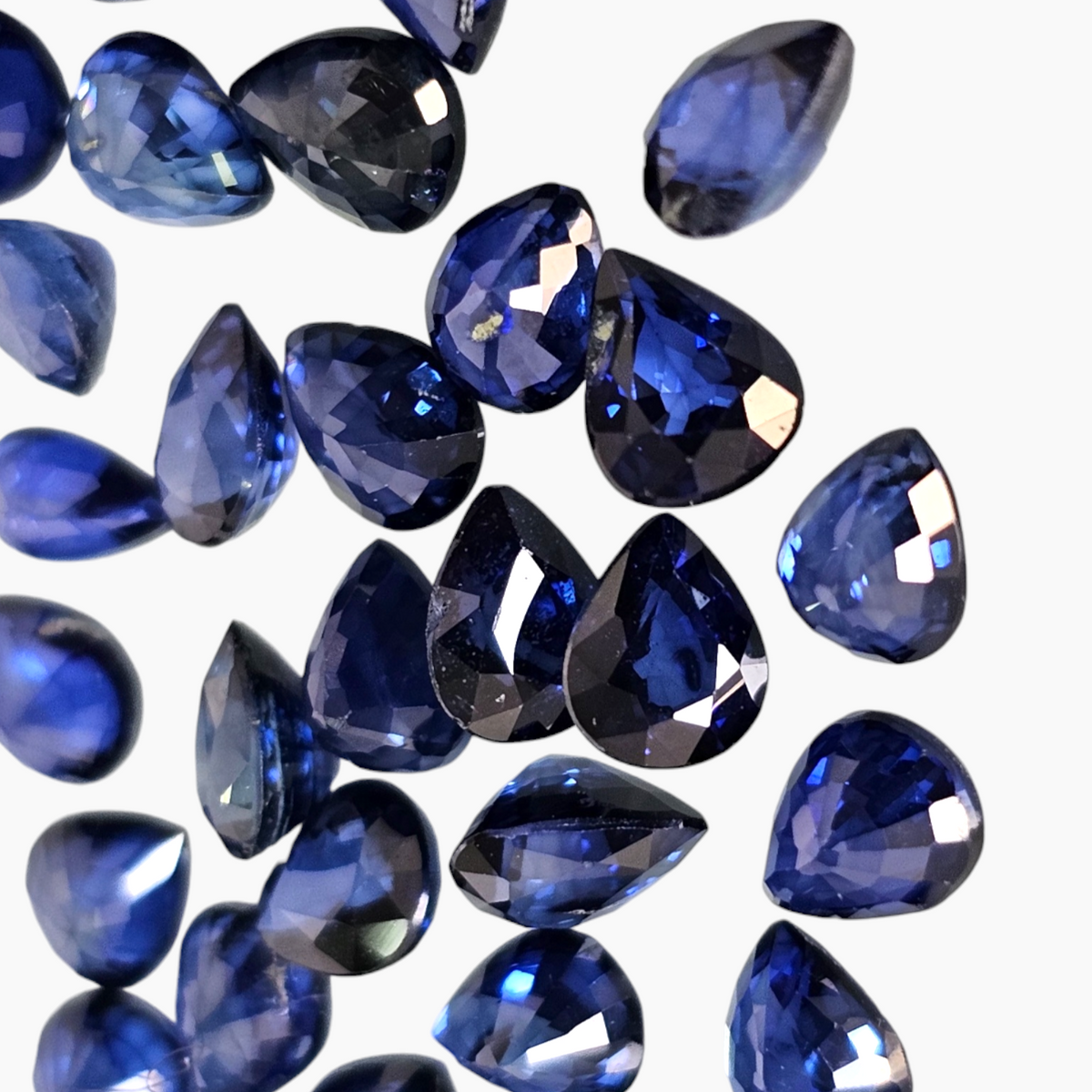 Blue Sapphire Pear Shape 5x4 mm from Africa for Sale