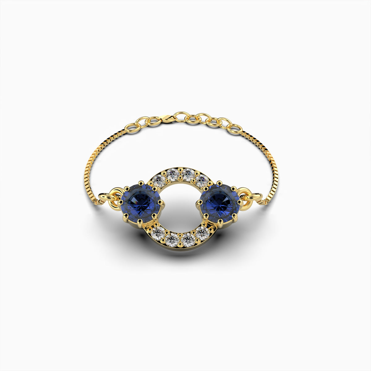 Blue Sapphire Bracelet - Stefaniya