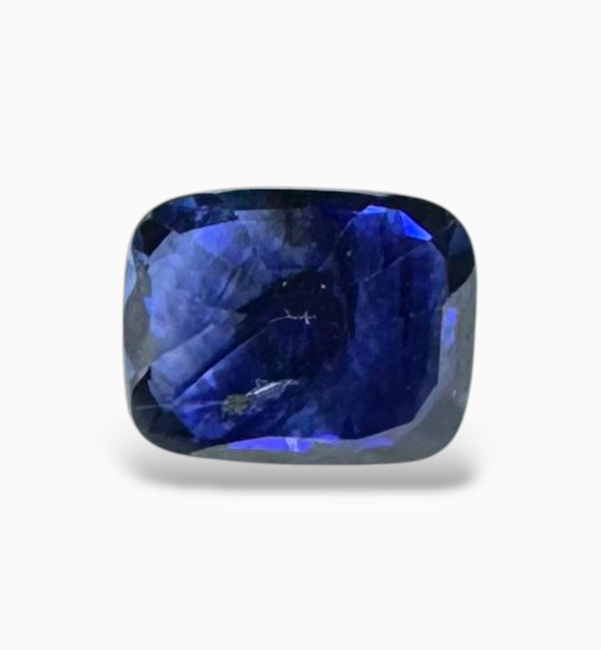 Blue Sapphire Cushion Cut Stone 1.10 Carats 6.3 X 4.9 mm