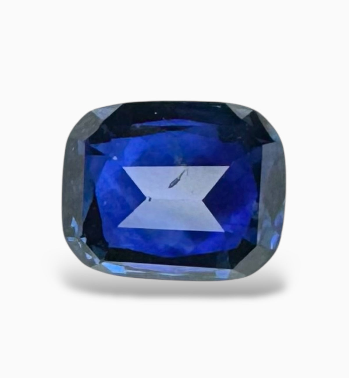 Blue Sapphire Cushion Cut Stone 1.33 Carats 6.8 X 5.5 mm