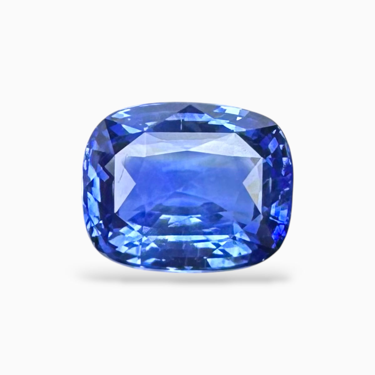 Blue Sapphire Cushion Stone 5.08 Carats 10.74 X 9.05 X 7.34 mm