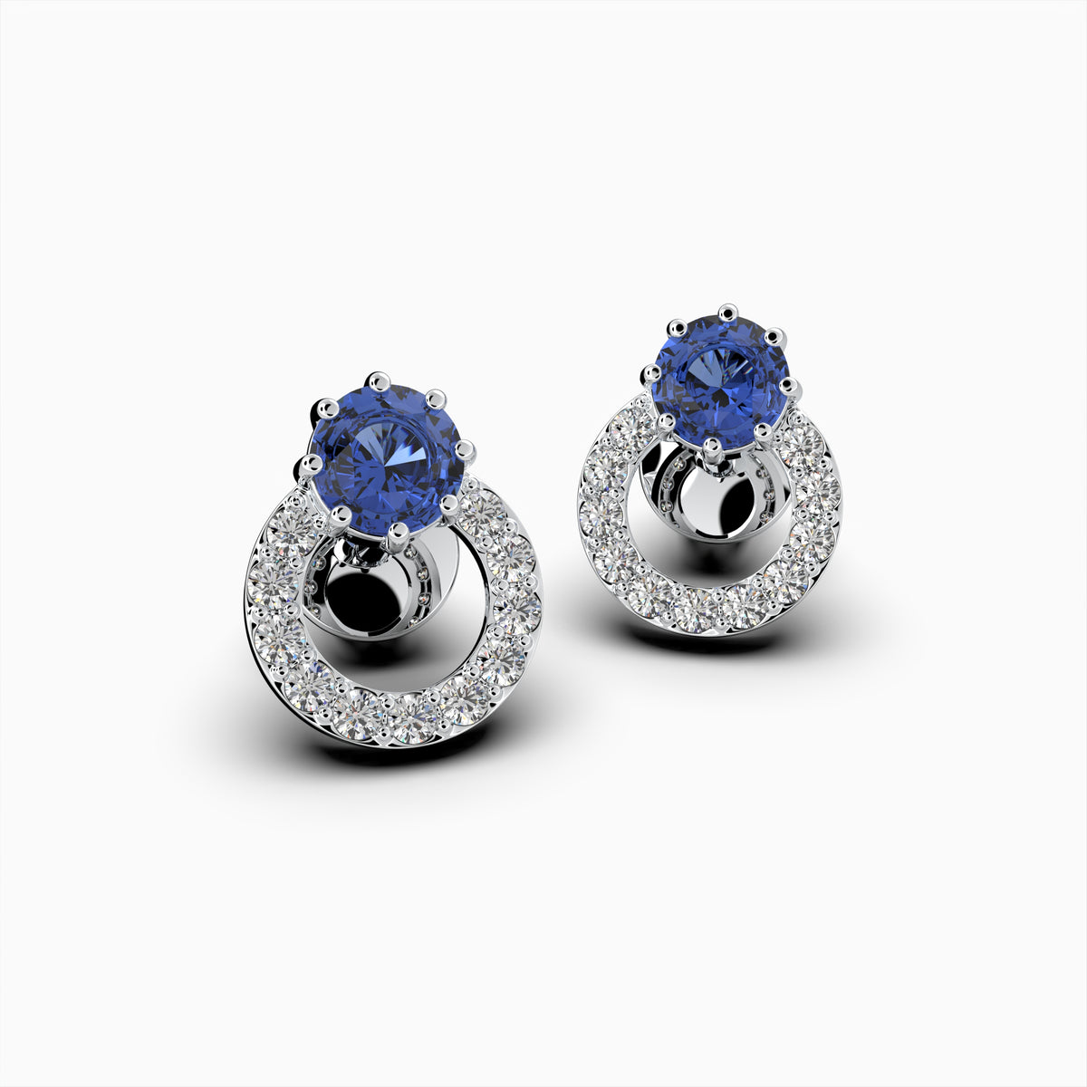 Blue Sapphire Earring - Noyabrina