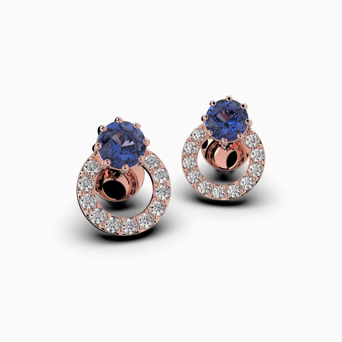 Blue Sapphire Earring - Noyabrina