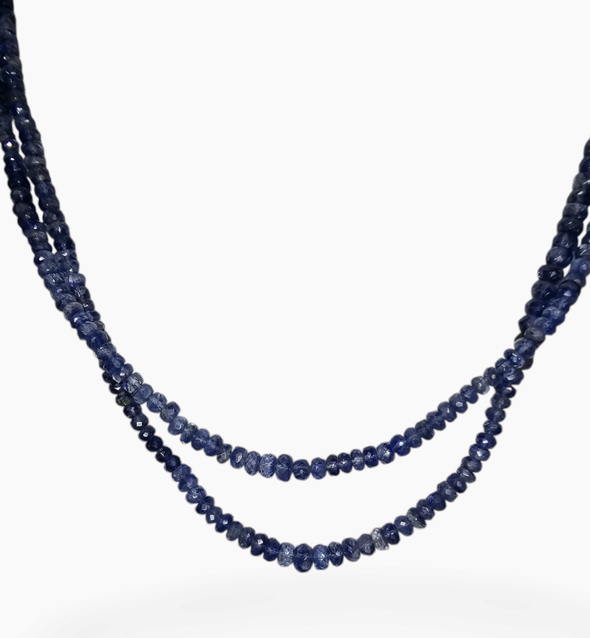 Blue Sapphire Gemstone Beads 172.85 Carats 3-6mm  Round Shape