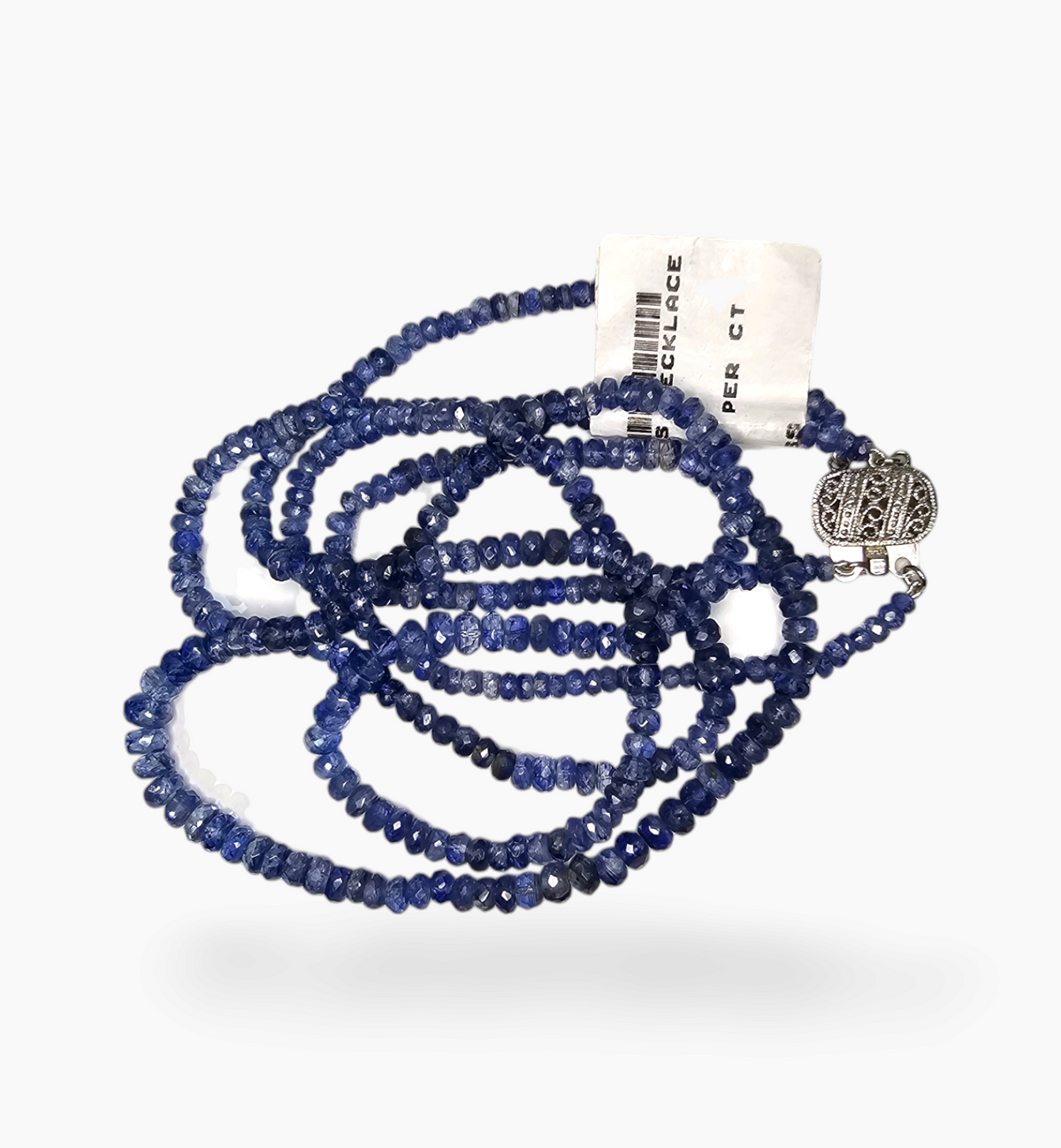 Blue Sapphire Gemstone Beads 172.85 Carats 3-6mm  Round Shape