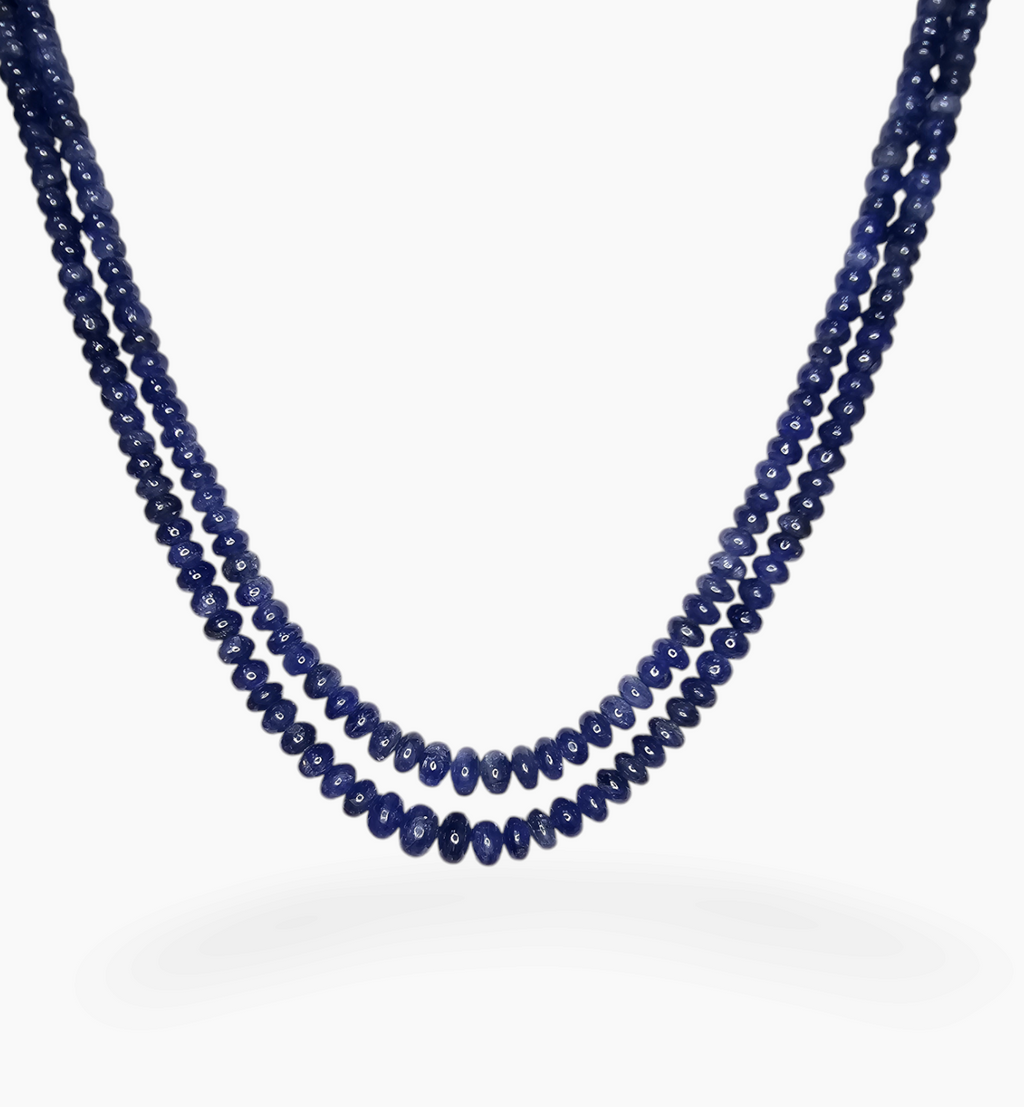 Blue Sapphire Gemstone Beads 213 Carats 3-7mm Round Shape