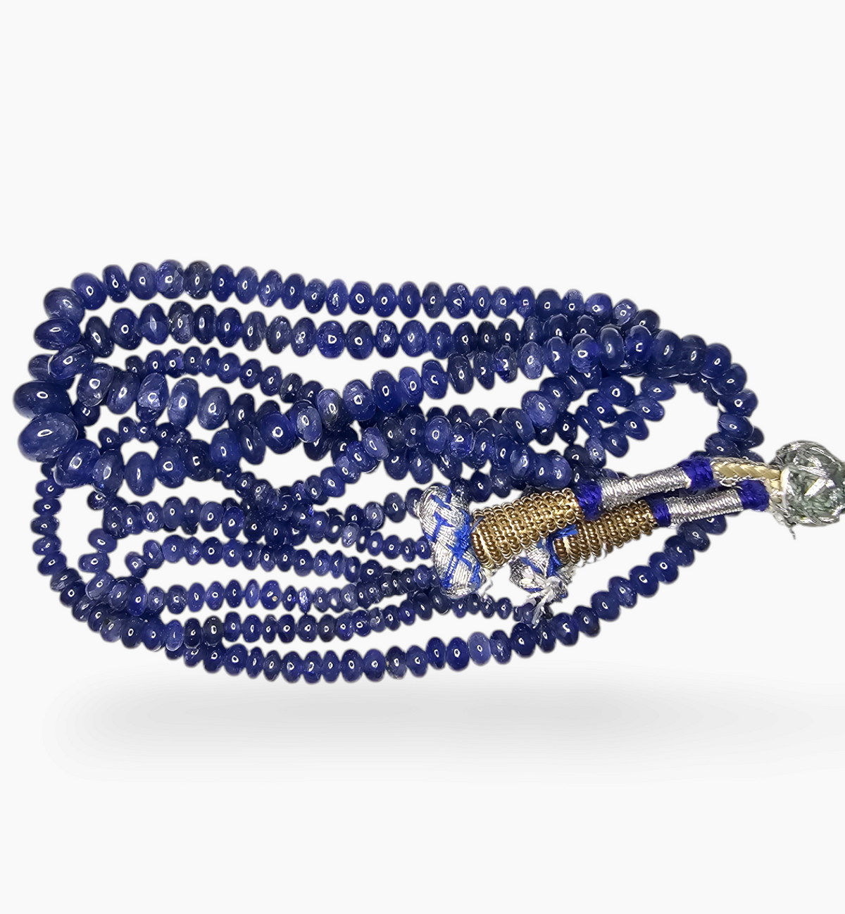 Blue Sapphire Gemstone Beads 213 Carats 3-7mm Round Shape