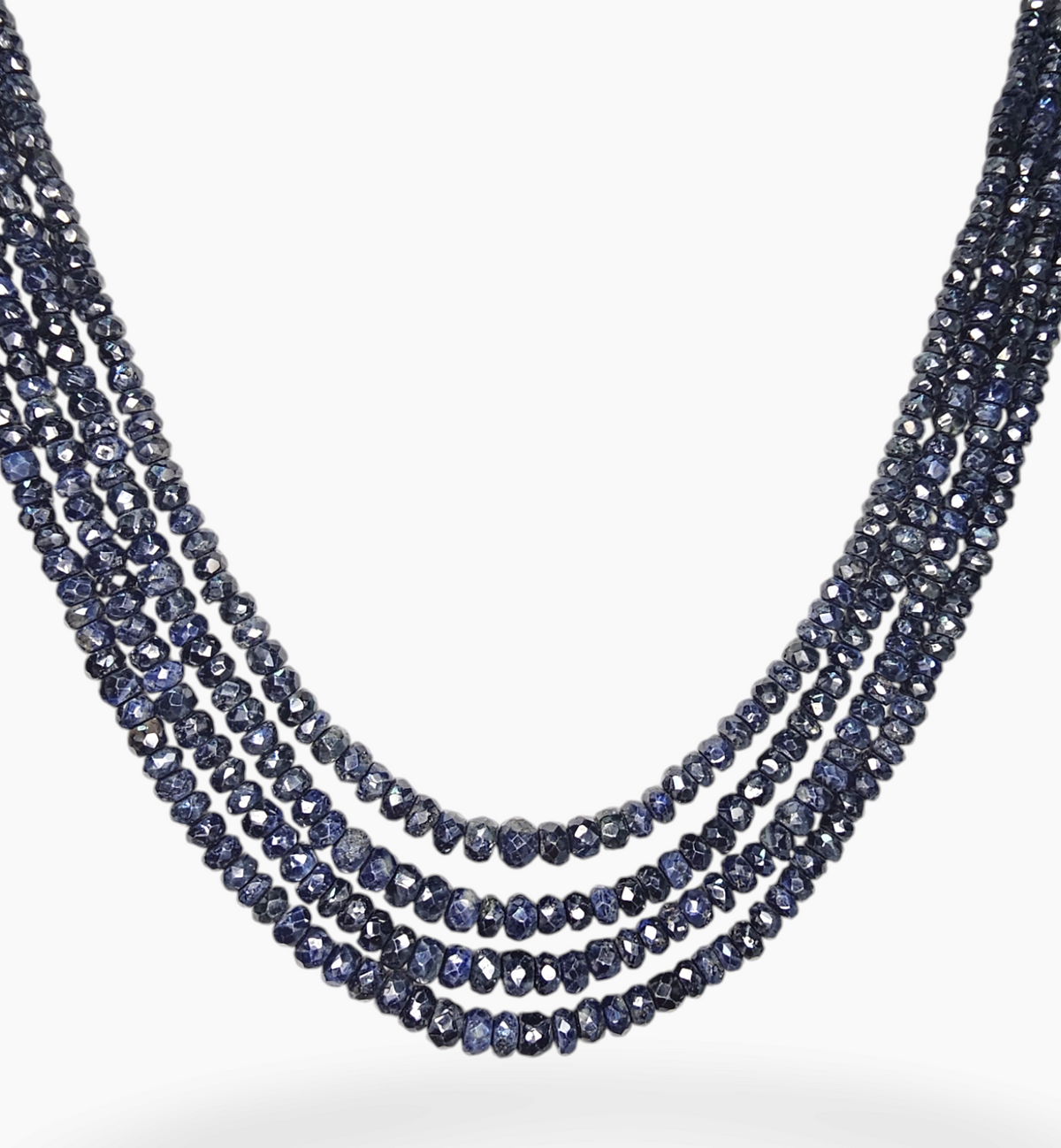 Blue Sapphire Gemstone Beads 285.65 Carats 2-5mm Round Shape