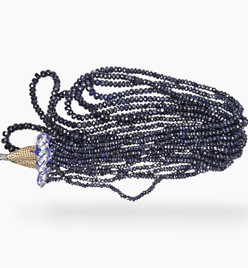 Blue Sapphire Gemstone Beads 335.64 Carats 2.5-5mm Round Shape