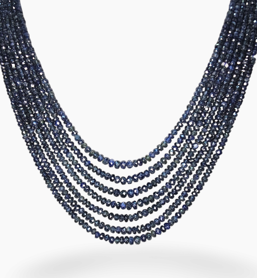 Blue Sapphire Gemstone Beads 364.47 Carats2.5-5mm Round Shape