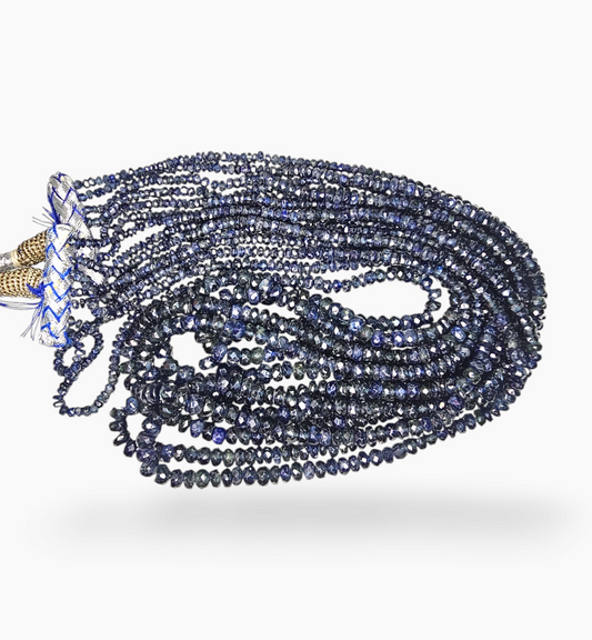 Blue Sapphire Gemstone Beads 364.47 Carats2.5-5mm Round Shape