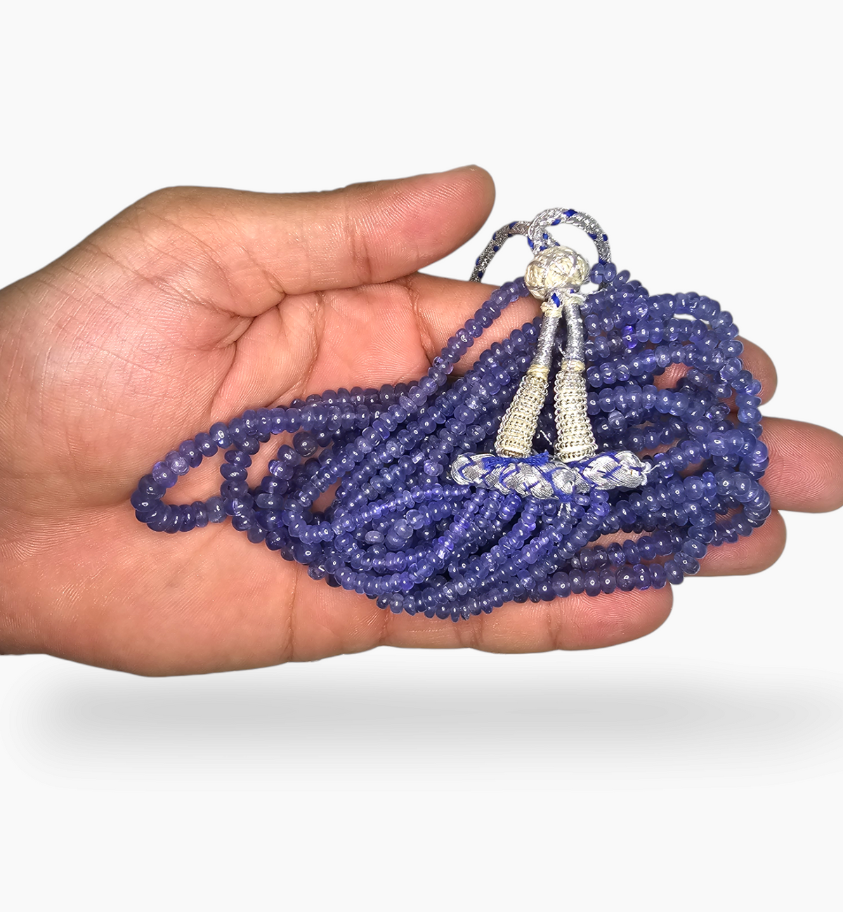 Blue Sapphire Gemstone Beads 456.76 Carats 2.5-6.5mm  Round Shape
