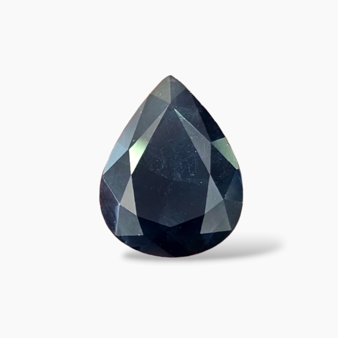 Blue Sapphire Natural in Pear Cut 4.52 Carats and 10.2 by 13.3 mm in Size