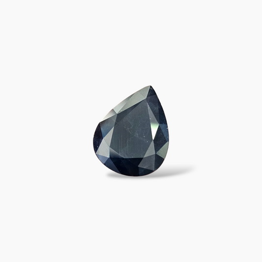 Blue Sapphire Natural in Pear Cut 4.52 Carats and 10.2 by 13.3 mm in Size