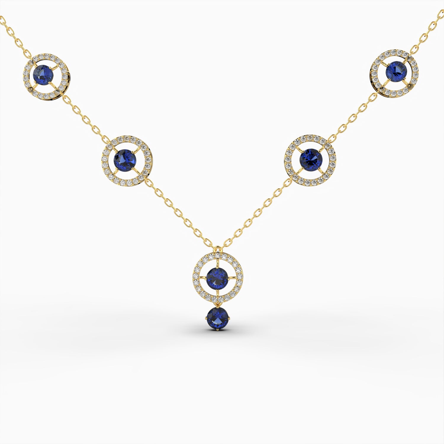 Blue Sapphire Necklace