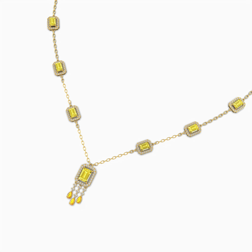 Natural Citrine Necklace - Ira