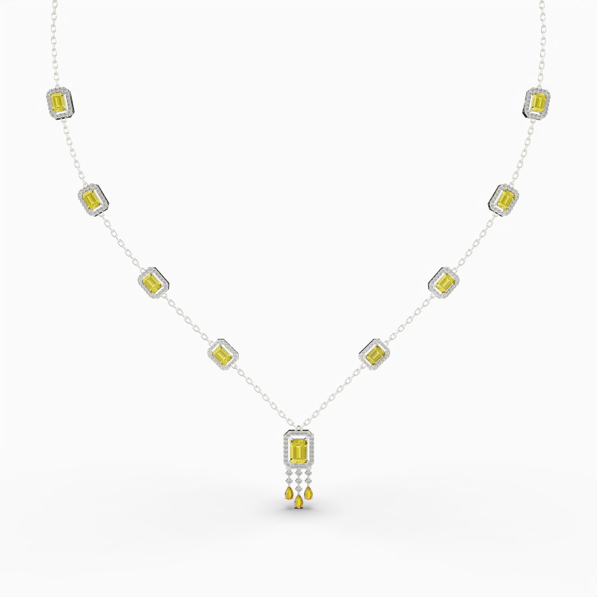 Natural Citrine Necklace - Ira