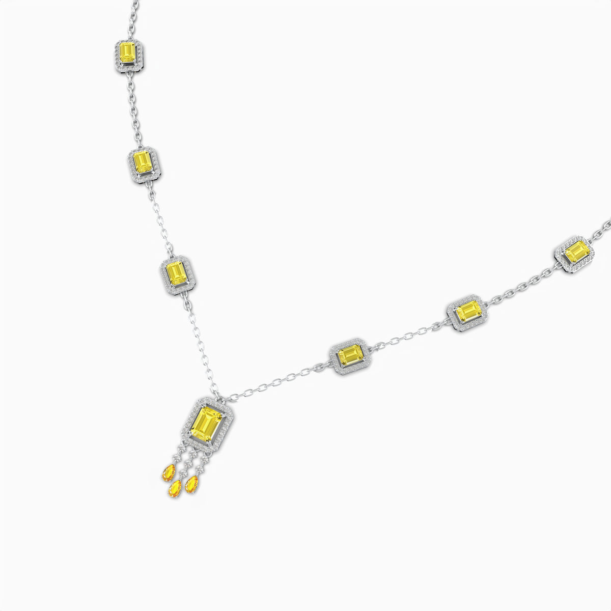 Natural Citrine Necklace - Ira