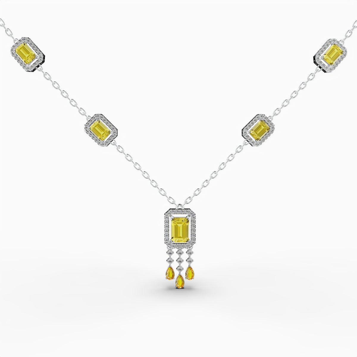 Natural Citrine Necklace - Ira