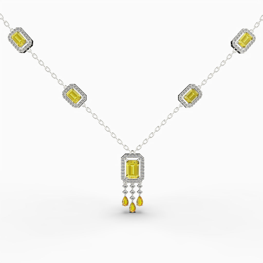 Natural Citrine Necklace - Ira