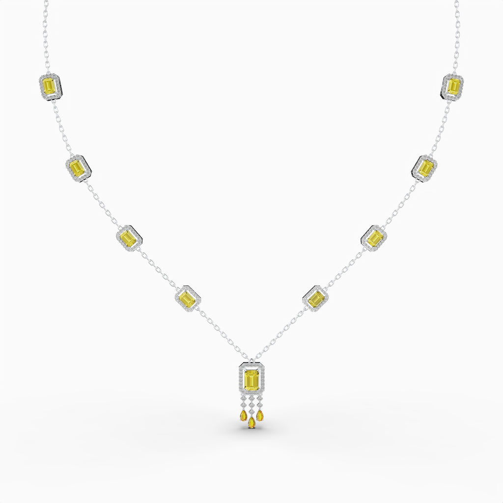 Natural Citrine Necklace - Ira