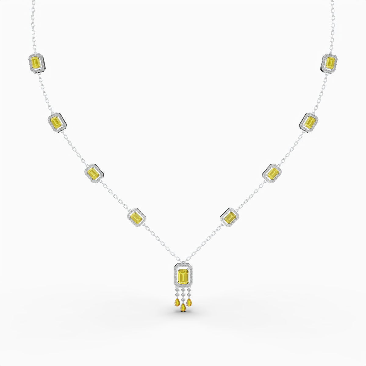 Natural Citrine Necklace - Ira
