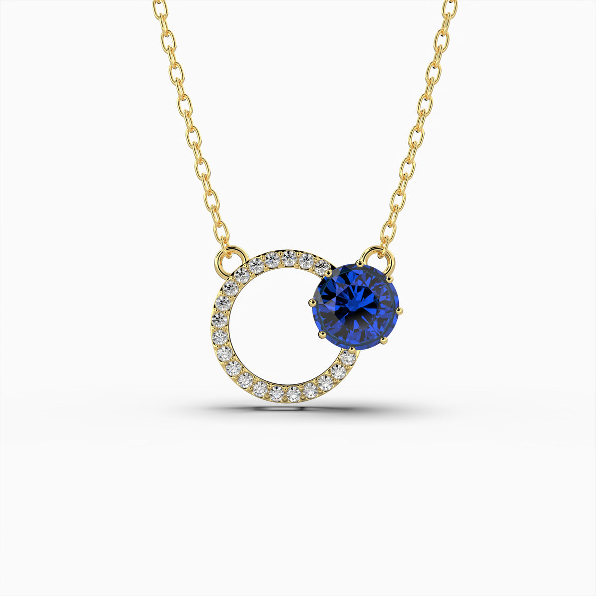 Blue Sapphire Pendant - Olimpiada