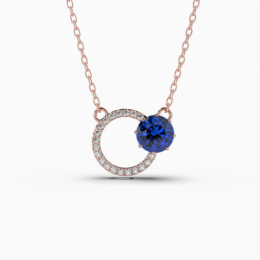 Blue Sapphire Pendant - Olimpiada