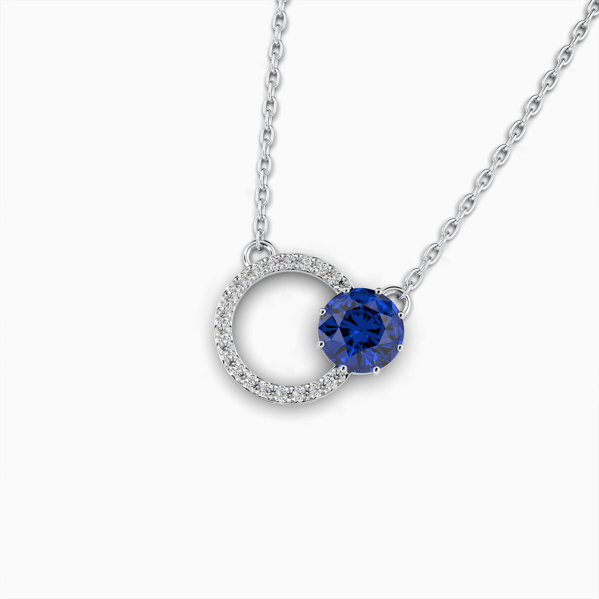 Blue Sapphire Pendant - Olimpiada