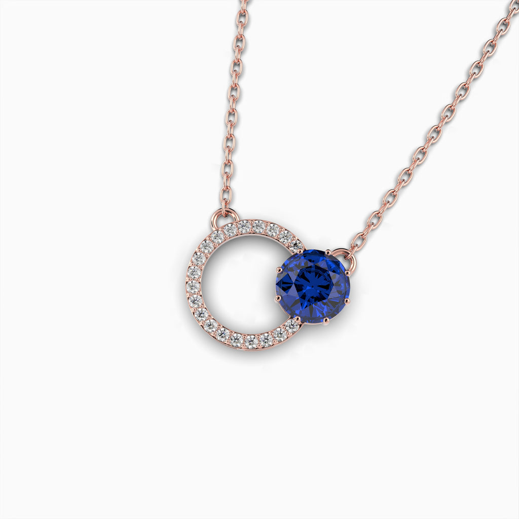 Blue Sapphire Pendant - Olimpiada
